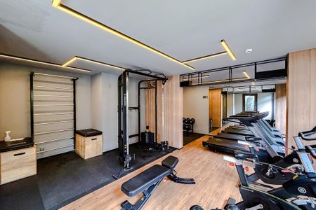 Studio para alugar com 28m², 1 quarto e sem vaga Studio para alugar com 28m², 1 quarto e sem vagaÁrea comum - Academia