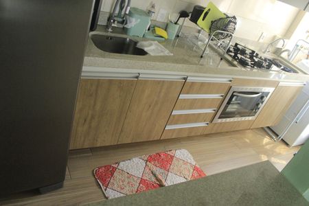Apartamento à venda com 45m², 2 quartos e 1 vagaCozinha e lavanderia