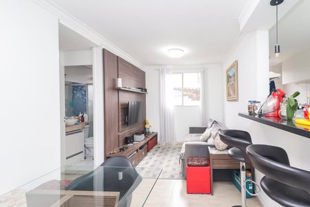 Sala de apartamento para alugar com 2 quartos, 58m² em Vila Carmosina, São Paulo