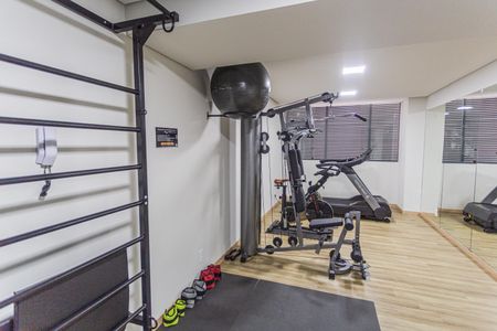 Apartamento à venda com 50m², 1 quarto e 2 vagas Apartamento à venda com 50m², 1 quarto e 2 vagasÁrea comum - Academia
