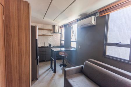 Sala de apartamento à venda com 1 quarto, 50m² em Funcionários, Belo Horizonte