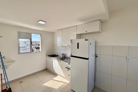 Cozinha de apartamento à venda com 1 quarto, 31m² em Tremembé, São Paulo