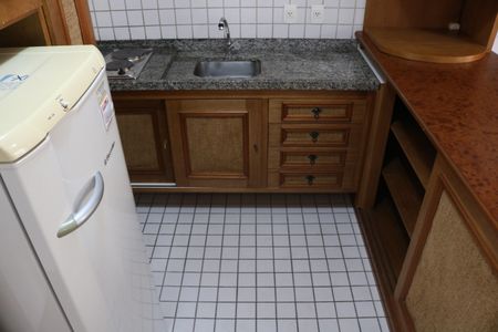 Studio à venda com 28m², 1 quarto e 1 vagaCozinha