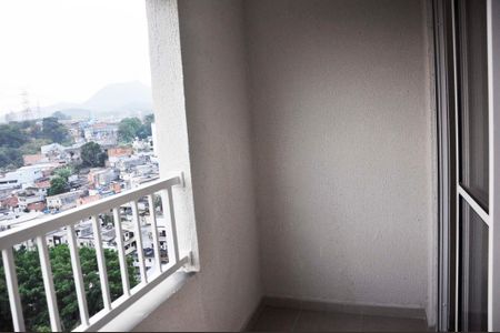 Apartamento à venda com 62m², 1 quarto e sem vaga Apartamento à venda com 62m², 1 quarto e sem vagaDetalhe - Varanda da Sala e Cozinha