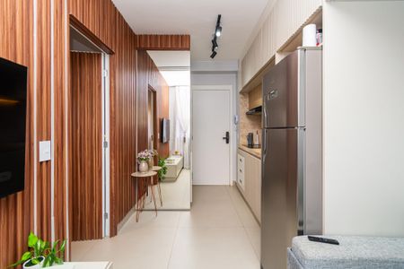 Studio à venda com 24m², 0 quarto e sem vagaPiscina com vista para a cidade, com decoração moderna e confortável.