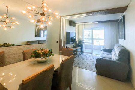 Sala de apartamento para alugar com 3 quartos, 94m² em Ponta da Praia, Santos