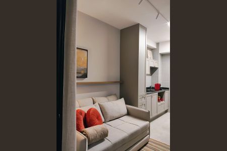 Studio para alugar com 28m², 1 quarto e sem vagaSala