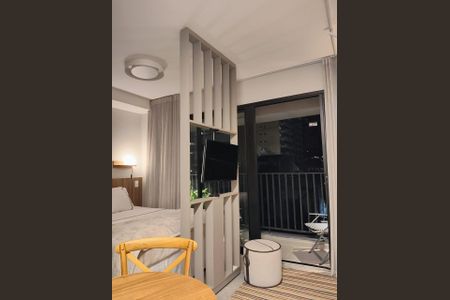 Studio para alugar com 28m², 1 quarto e sem vagaQuarto