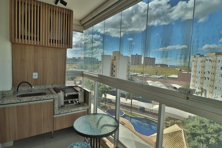 Varanda gourmet de apartamento para alugar com 2 quartos, 55m² em Grand Ville, Uberlândia