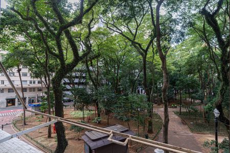 Vista da Sala de apartamento para alugar com 1 quarto, 70m² em República, São Paulo