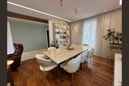 Sala de Jantar de apartamento à venda com 3 quartos, 284m² em Residencial Tambore Iii, Santana de Parnaíba