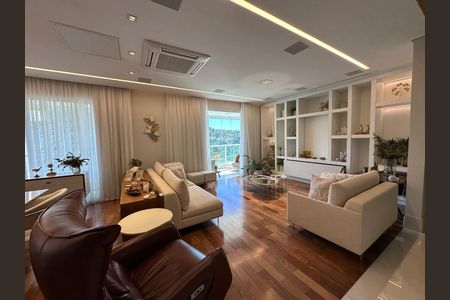 Sala de apartamento à venda com 3 quartos, 284m² em Residencial Tambore Iii, Santana de Parnaíba