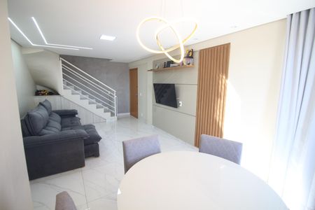 Sala de apartamento para alugar com 3 quartos, 180m² em Inconfidentes, Contagem