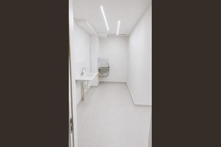 Cozinha de apartamento para alugar com 2 quartos, 32m² em Jardim Caravelas, São Paulo