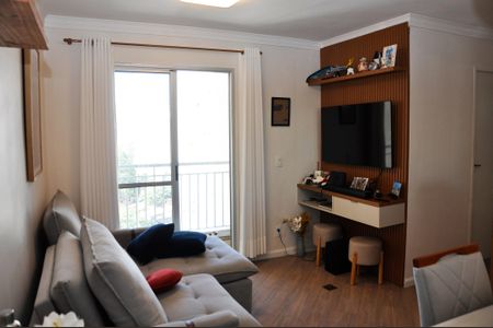 Detalhe - Sala e Sala de Jantar com Varanda de apartamento à venda com 2 quartos, 49m² em Jardim Felicidade (zona Oeste), São Paulo