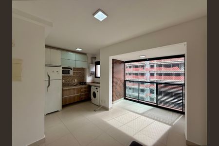 Sala de apartamento à venda com 1 quarto, 33m² em Campo Belo, São Paulo