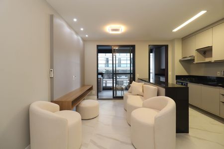 Sala de apartamento para alugar com 1 quarto, 52m² em Cerqueira César, São Paulo