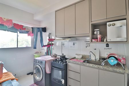 Cozinha de apartamento para alugar com 2 quartos, 49m² em Dona Zulmira, Uberlândia
