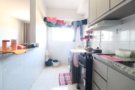 Cozinha de apartamento para alugar com 2 quartos, 49m² em Dona Zulmira, Uberlândia