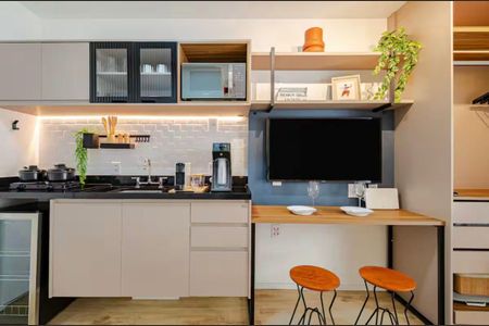 Studio à venda com 21m², 1 quarto e sem vaga Studio à venda com 21m², 1 quarto e sem vagaCozinha