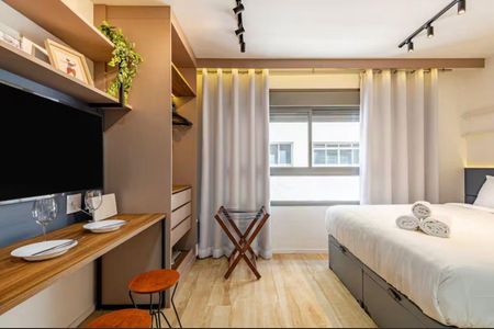 Studio à venda com 21m², 1 quarto e sem vaga Studio à venda com 21m², 1 quarto e sem vagaSala/Quarto