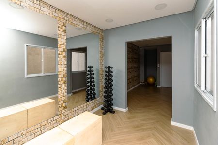 Apartamento para alugar com 38m², 2 quartos e sem vaga Apartamento para alugar com 38m², 2 quartos e sem vagaÁrea comum - Academia