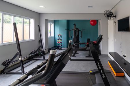 Apartamento para alugar com 31m², 1 quarto e sem vaga Apartamento para alugar com 31m², 1 quarto e sem vagaÁrea comum - Academia
