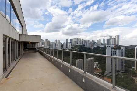 Varanda da Sala 1  de apartamento à venda com 4 quartos, 341m² em Vale do Sereno, Nova Lima