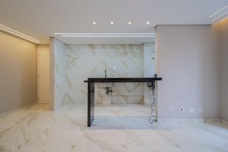 Sala/Sala de jantar de apartamento para alugar com 2 quartos, 56m² em Vila Nossa Senhora das Vitorias, Mauá