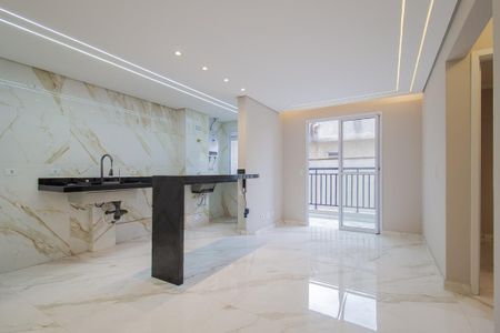 Sala/Sala de jantar de apartamento para alugar com 2 quartos, 56m² em Vila Nossa Senhora das Vitorias, Mauá