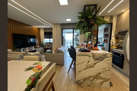 Sala de apartamento à venda com 2 quartos, 87m² em Tamboré, Barueri