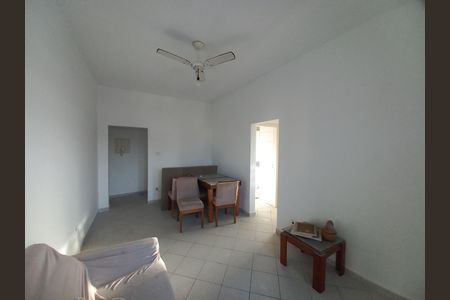 Sala de apartamento para alugar com 1 quarto, 57m² em Centro, São Vicente
