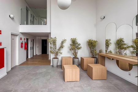 Apartamento à venda com 46m², 2 quartos e 1 vaga Apartamento à venda com 46m², 2 quartos e 1 vagaHall