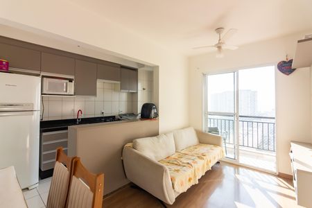 Sala  de apartamento à venda com 2 quartos, 49m² em São Pedro, Osasco