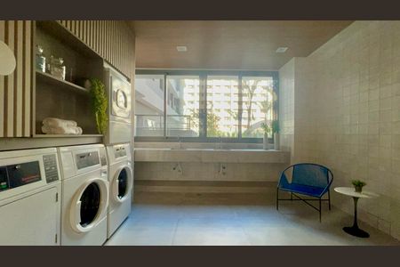 Studio à venda com 26m², 1 quarto e sem vagaLavanderia
