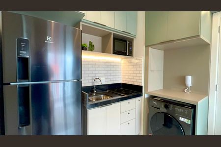 Studio à venda com 26m², 1 quarto e sem vagaCozinha