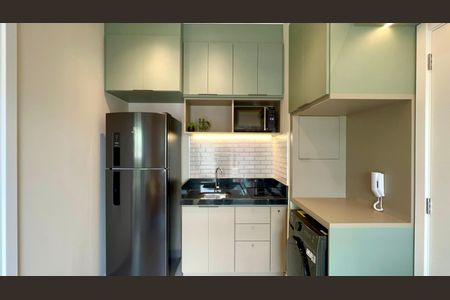 Studio à venda com 26m², 1 quarto e sem vagaCozinha