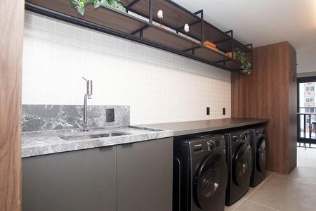 Studio à venda com 47m², 1 quarto e 1 vagaÁrea Comum - Lavanderia