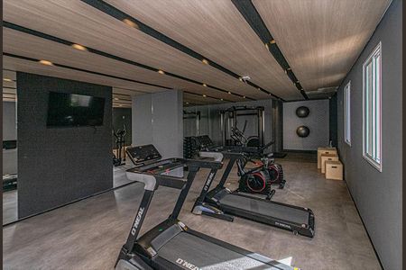 Apartamento para alugar com 34m², 2 quartos e sem vaga Apartamento para alugar com 34m², 2 quartos e sem vagaacademia_1