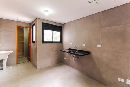 Sala/Cozinha de apartamento para alugar com 1 quarto, 33m² em Vila Invernada, São Paulo