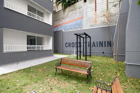 Studio para alugar com 26m², 1 quarto e sem vaga Studio para alugar com 26m², 1 quarto e sem vagaÁrea Comum - Academia Externa