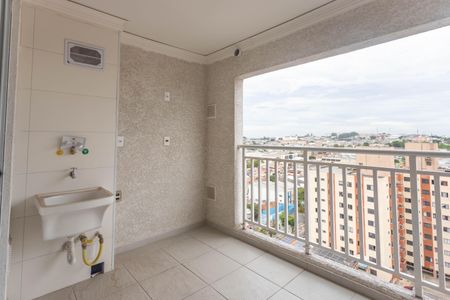 Varanda  de apartamento à venda com 2 quartos, 43m² em Conceição, Diadema