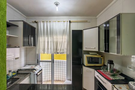 Cozinha  de apartamento para alugar com 1 quarto, 40m² em Solemar, Praia Grande