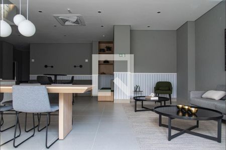 Studio para alugar com 27m², 1 quarto e sem vaga Studio para alugar com 27m², 1 quarto e sem vagaSalão de festas