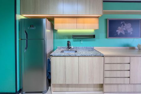 Studio para alugar com 27m², 1 quarto e sem vaga Studio para alugar com 27m², 1 quarto e sem vagaCozinha