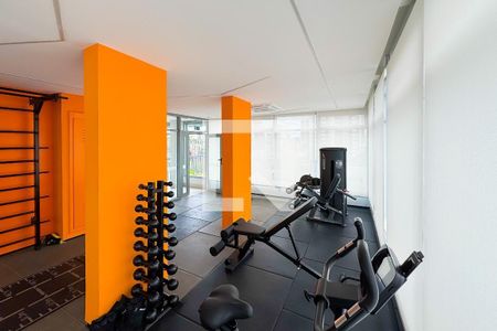 Studio para alugar com 27m², 1 quarto e sem vaga Studio para alugar com 27m², 1 quarto e sem vagaAcademia