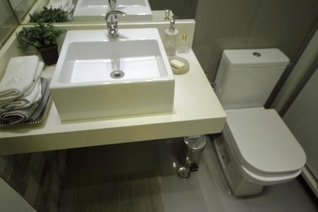 Apartamento à venda com 72m², 2 quartos e 2 vagasBanheiro Social /Lavabo 