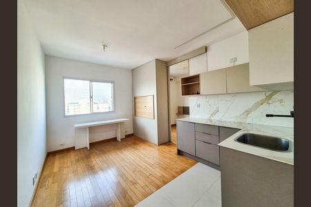 Sala/Cozinha de apartamento para alugar com 1 quarto, 30m² em Santa Cecilia, São Paulo