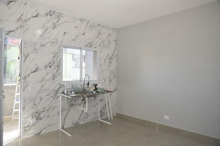 Cozinha de apartamento para alugar com 1 quarto, 50m² em Jardim Santo Eduardo, Embu das Artes