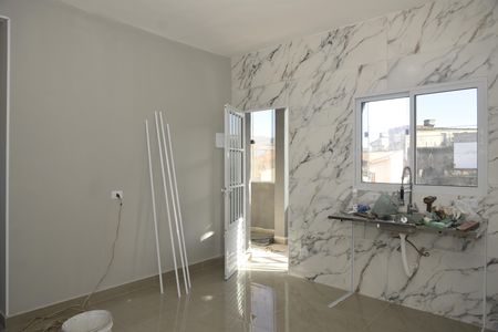 Cozinha de apartamento para alugar com 1 quarto, 50m² em Jardim Santo Eduardo, Embu das Artes